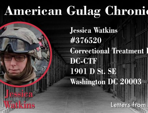 Letters From Prison – Jessica Watkins – Received 3-14-23