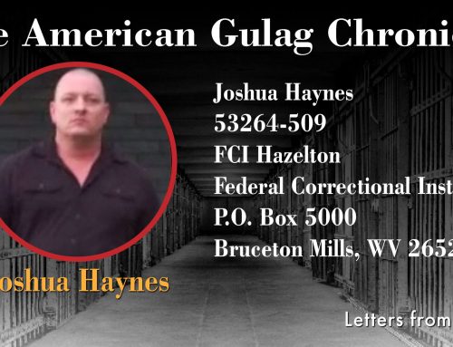 LETTERS FROM PRISON: JOSHUA HAYNES 081723