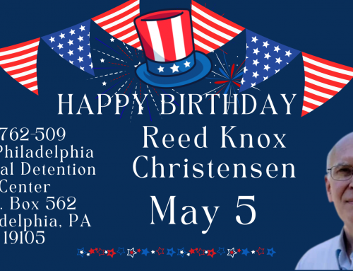 LETTERS FROM PRISON: REED CHRISTENSEN 041024