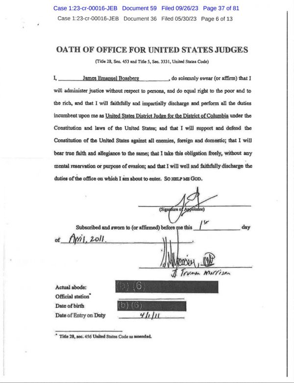 DC Judges Series: Chief Judge James Emanuel Boasberg - J6PatriotNews