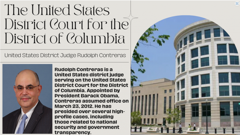 Judge Rudolph DC Judges Series: Judge Rudolph Contreras - J6PatriotNews